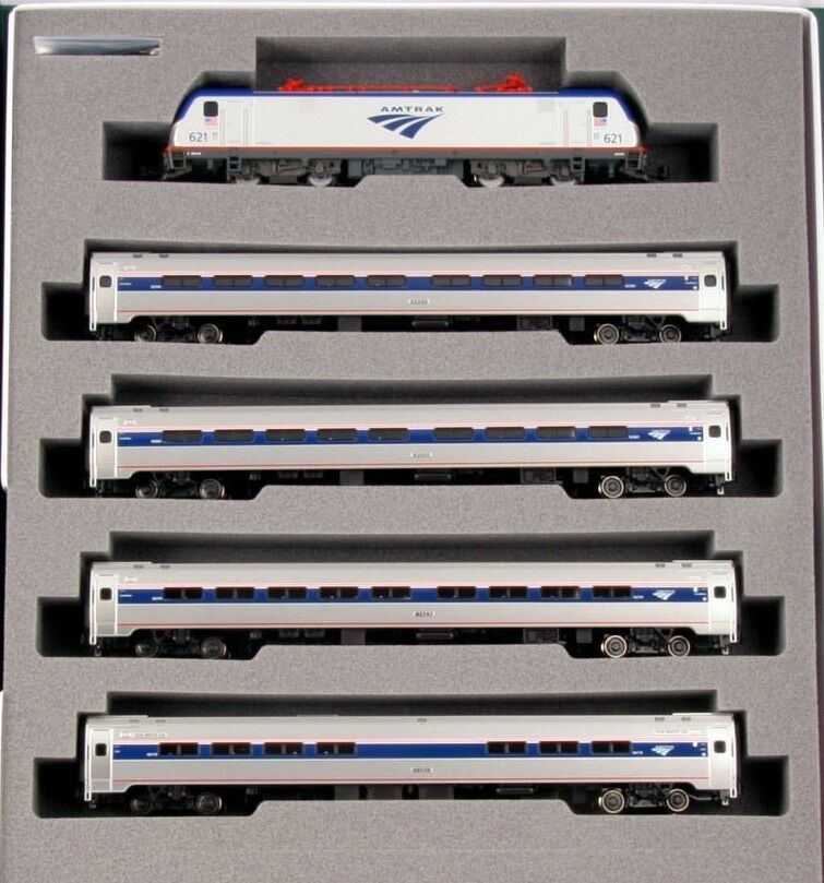 Kato Set ACS-64 Set Lok + 4 Wagen Amtrak DCC Digital