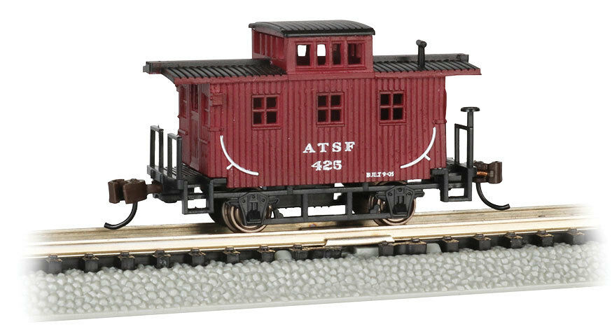 Bachmann Old-Time Wood Caboose Santa Fe