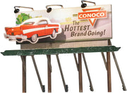 Woodland Billboard Hottest Brand beleuchtet
