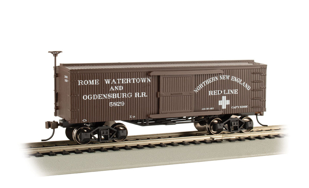 Bachmann Wood Boxcar Rome, Watertown and Ogdensburg