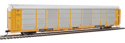 Walthers 89' Thrall Bi-Level Auto Carrier Milwaukee Road TTGX Flatcar