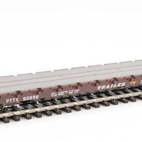 Walthers 60' Pullman-Standard Bulkhead Flatcar Trailer-Train with B&O Bulkheads