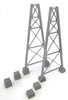 Bausatz Stahlpfeiler für Brücken