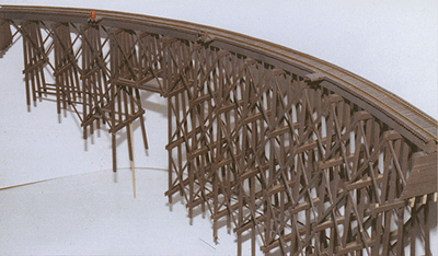 Bausatz Brücke Timber Trestle